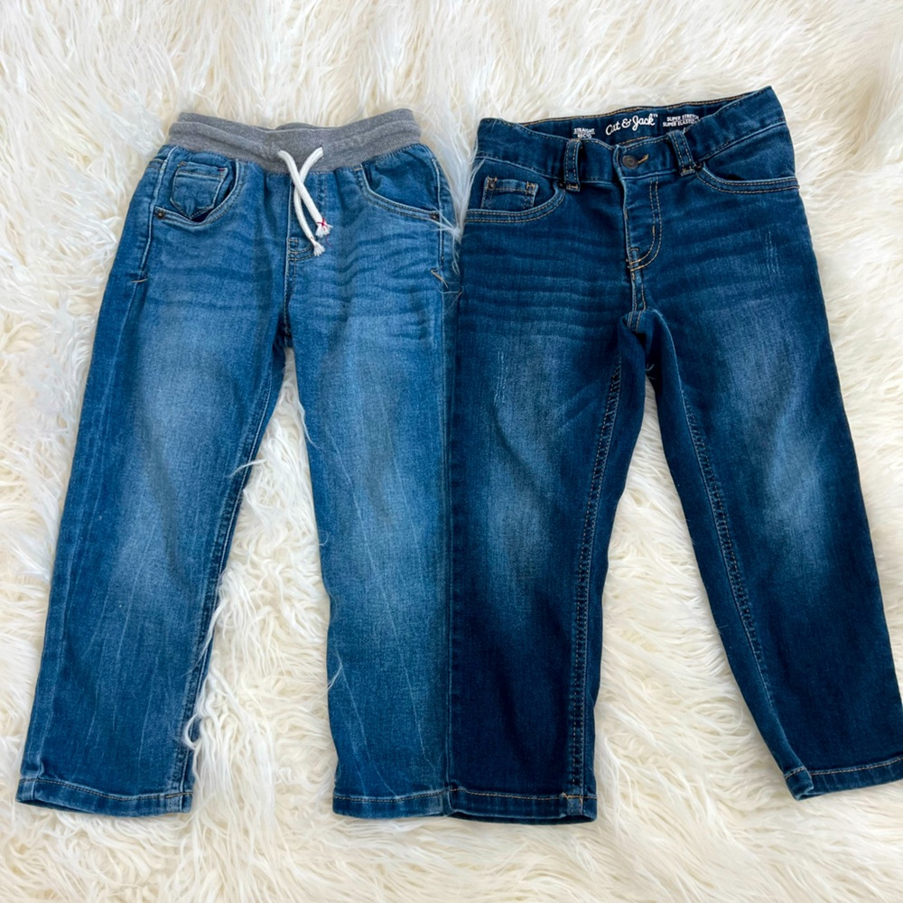 Cat & Jack Jeans- 2 pair